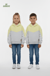 ROADWEAR Kids’ Yellow & Grey Colorblock Hoodie - Smgarment's